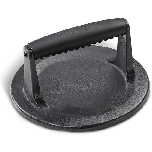 Öntöttvas hamburger prés