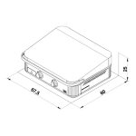 PLANCHA  rostlap ENOSIGN 65 INOX 2 égős gázgrill