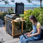 Plancha rostlap FUSION 75 szürke 3 égős gázgrill