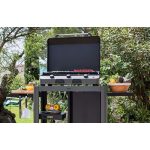 Plancha rostlap FUSION 75 szürke 3 égős gázgrill