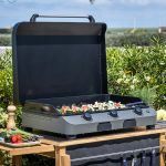 Plancha rostlap FUSION 75 szürke 3 égős gázgrill