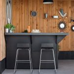 Bárpult kültéri konyhaelem 80 szürke színben 