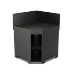 Sarokszekrény kültéri konyhaelem -- szürke színben