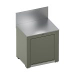 Zsályazöld kültéri konyhaelem