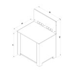 Zsályazöld kültéri plancha konyhaelem