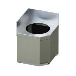 Zsályazöld kültéri Kamado sarokelem