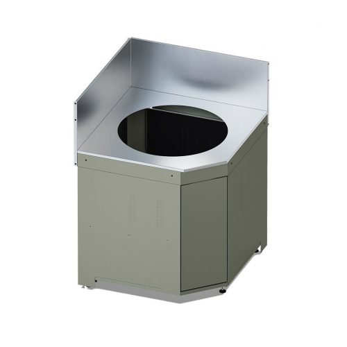 Zsályazöld kültéri Kamado sarokelem