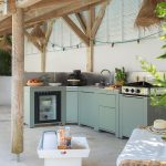 ENO zsályazöld kész  kültéri konyha- 5 konyhaelem