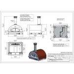 Fontana Forni - Mangiafuoco TOP gázüzemű olasz kemence