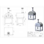 Fontana Forni -Mangiafuoco  fatüzelésű olasz kemence