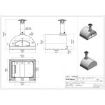 Fontana Forni - Mangiafuoco TOP fatüzelésű  olasz kemence